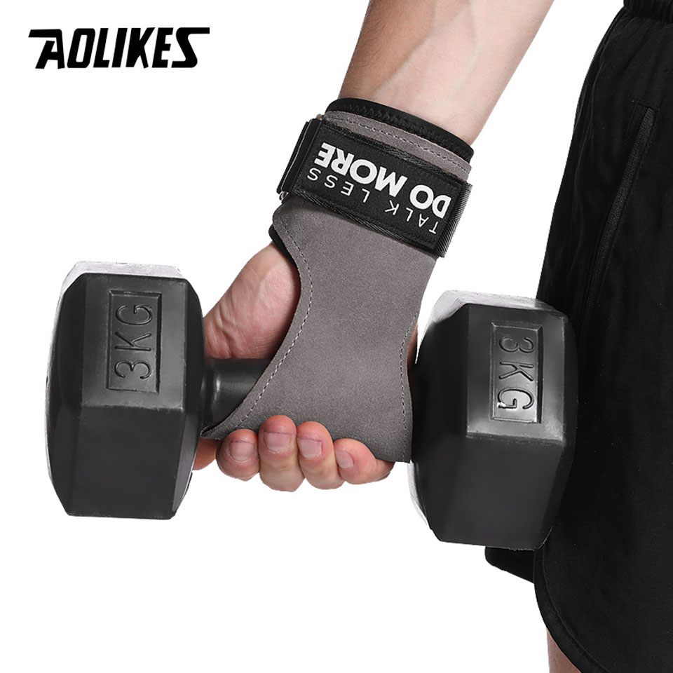 AOLIKES Cowhide Gym Grips Glov - đánh giá và giá Crossfit Equipment