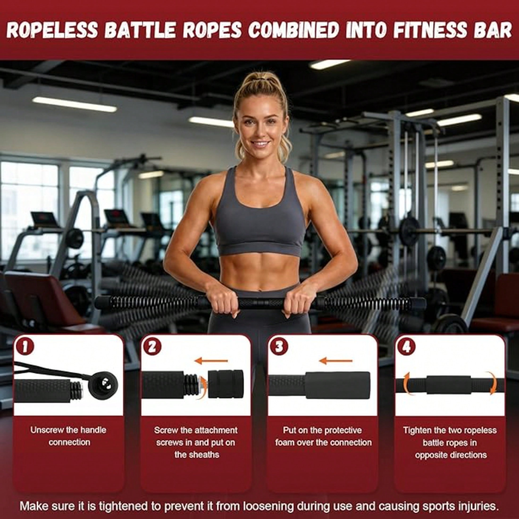 2-in-1 Upgraded Cordless Battl - đánh giá và giá Gear For Crossfit